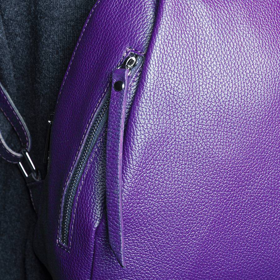 Laura Di Maggio ZIP – zainetto in pelle dollaro viola Promozione