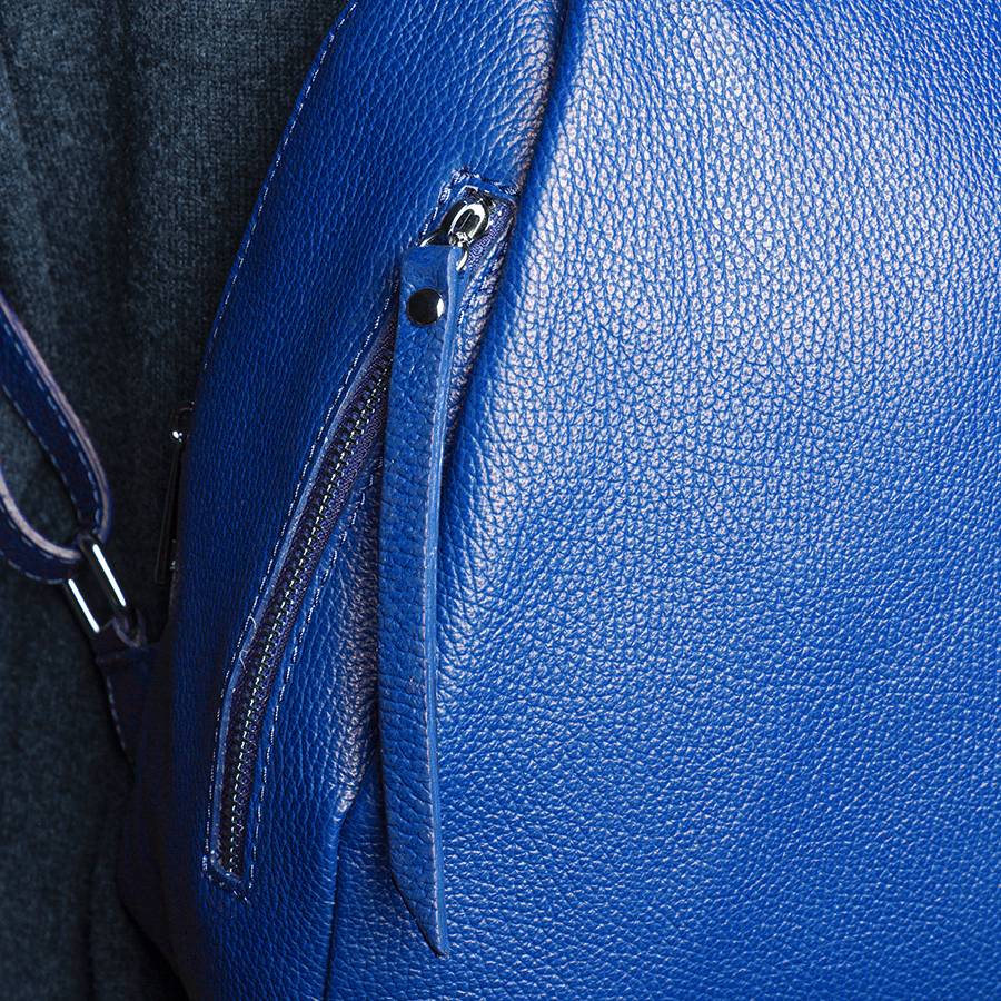 Laura Di Maggio ZIP – zainetto in pelle dollaro blu elettrico Negozi Online