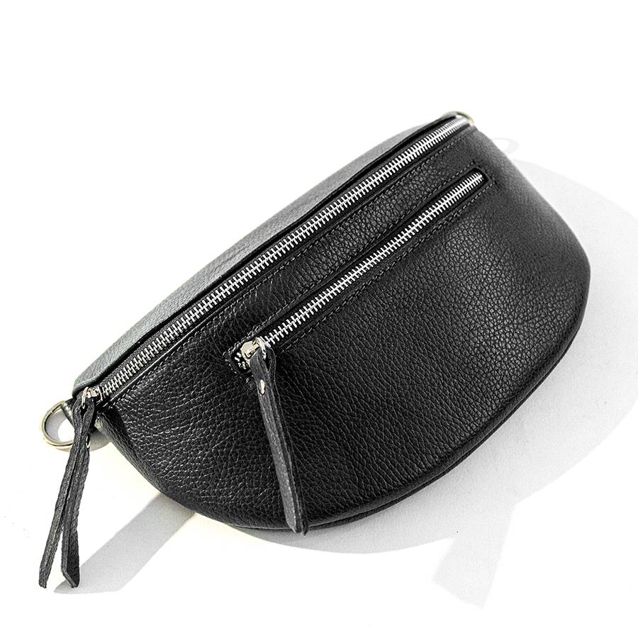 Laura Di Maggio MARSUPIO in pelle dollaro nero Fino Al -60%