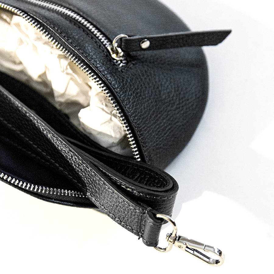Laura Di Maggio MARSUPIO in pelle dollaro nero Fino Al -60%