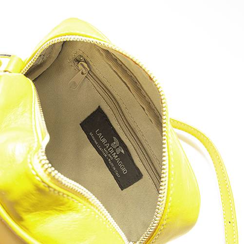 Laura Di Maggio COCCA – Borsa da Sera in Pelle Soft Trapuntato – Lime Negozio