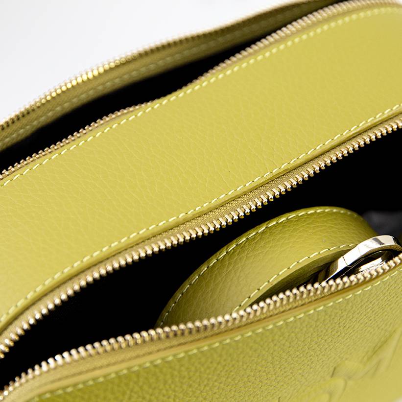 Laura Di Maggio LOIS – Saponetta in pelle dollaro stampata lime 2025