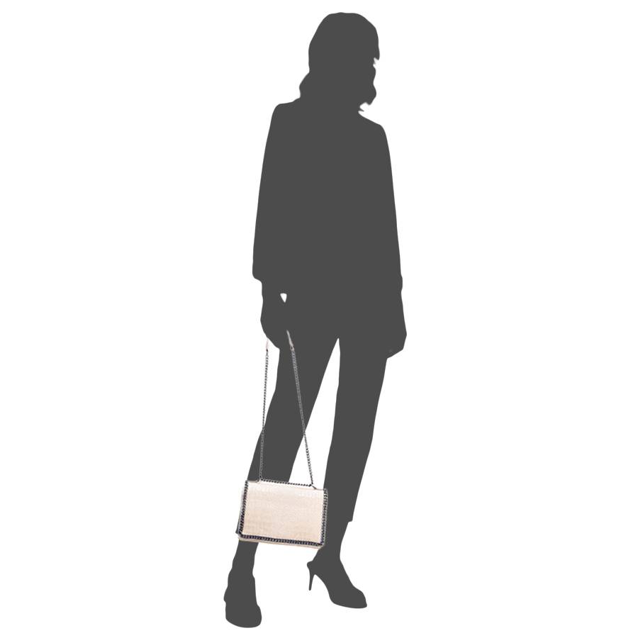 Laura Di Maggio VIENNA- borsa elegante versione cipria Italy