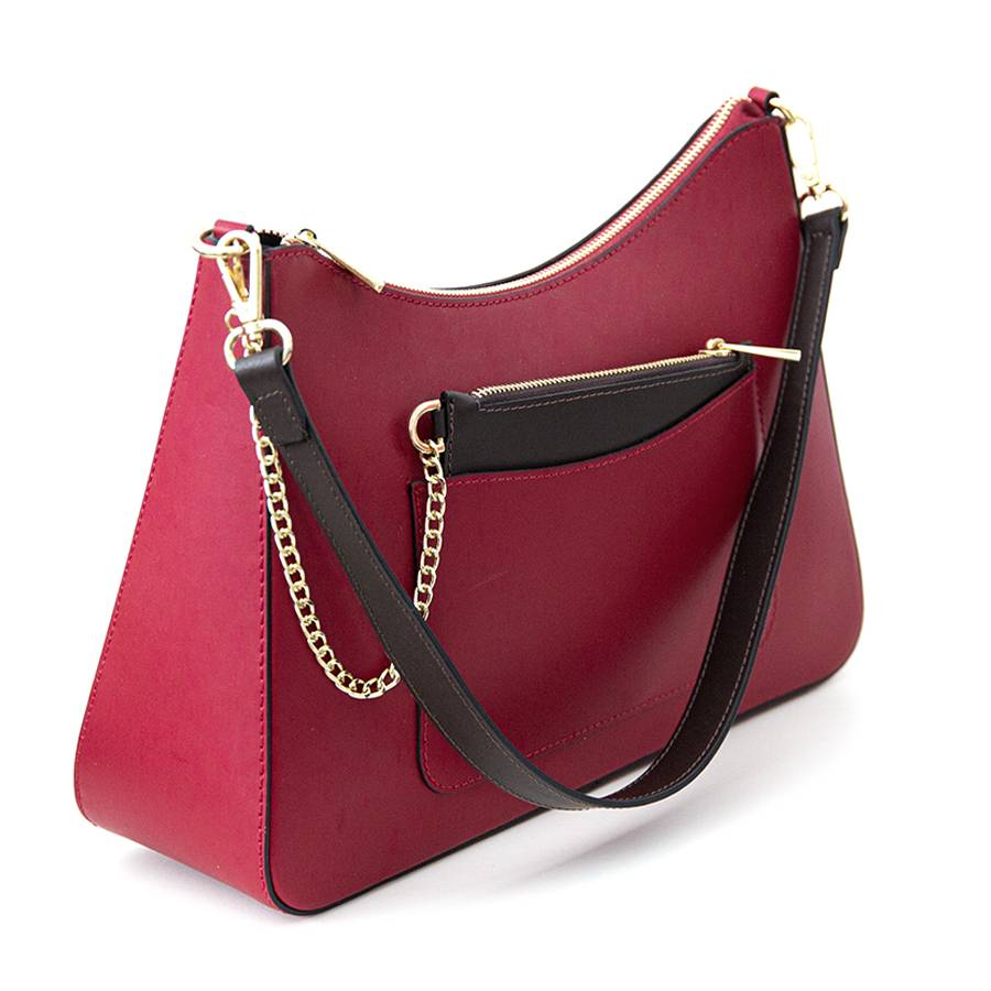 Laura Di Maggio LENA – Borsa a spalla in pelle elegant rubino Italia