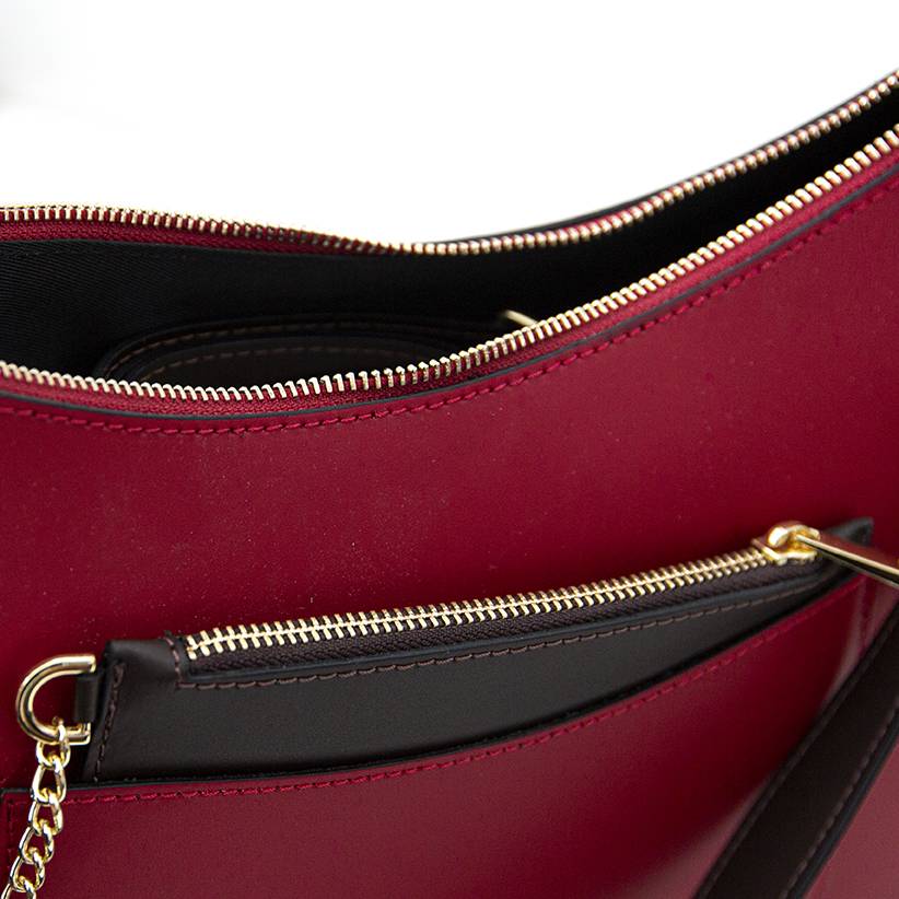 Laura Di Maggio LENA – Borsa a spalla in pelle elegant rubino Italia