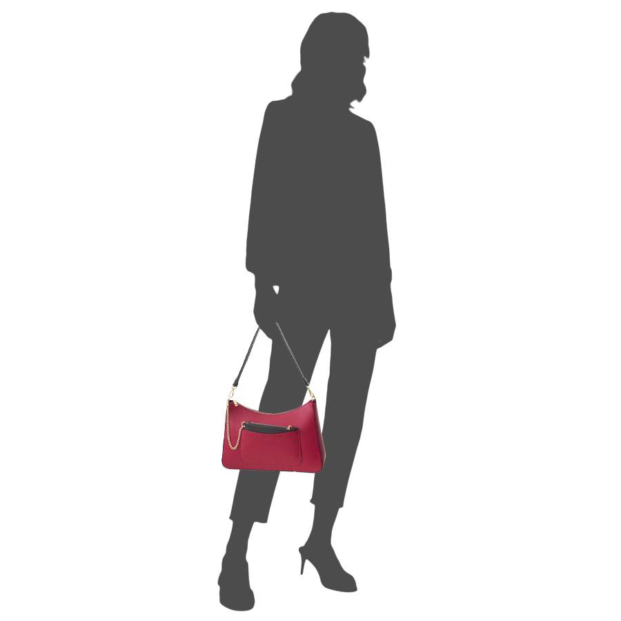 Laura Di Maggio LENA – Borsa a spalla in pelle elegant rubino Italia