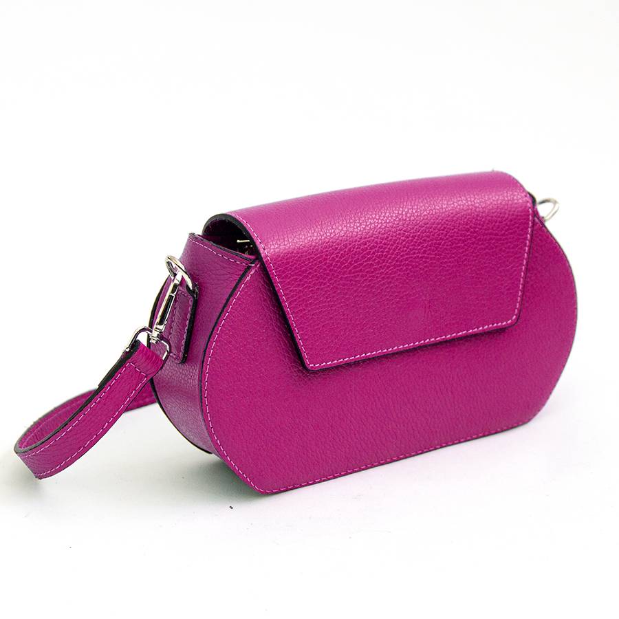 Laura Di Maggio HEDY – Postina con patta in pelle fuxia Vendita