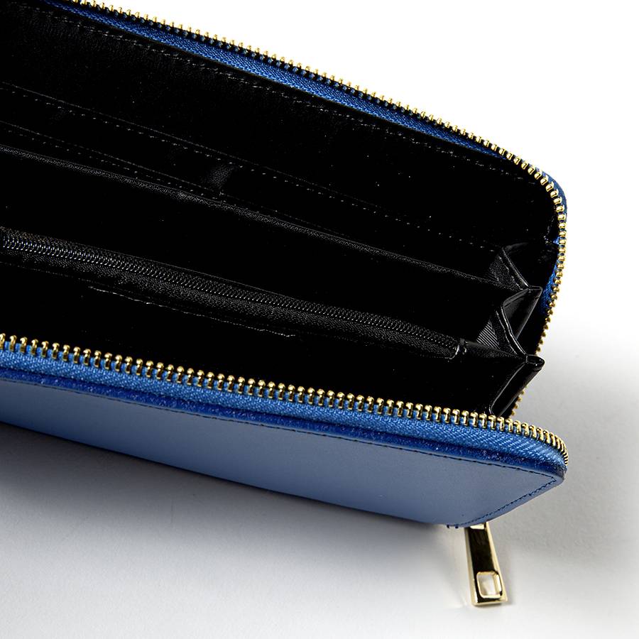 Laura Di Maggio ELEGANT – portafoglio in pelle elegant blu Vendita