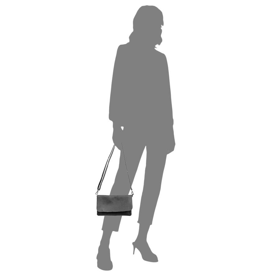 Laura Di Maggio CLAIRE – pochette sottile nera in pelle dollaro In Saldo