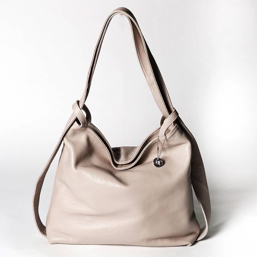 Laura Di Maggio VENICE – Zaino/borsa in pelle dollaro rosa Promozione