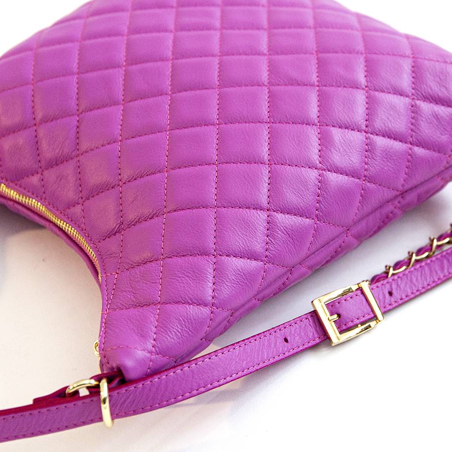 Laura Di Maggio ISABEL – Zaino/borsa in nappa trapuntata fuxia Consegna Veloce