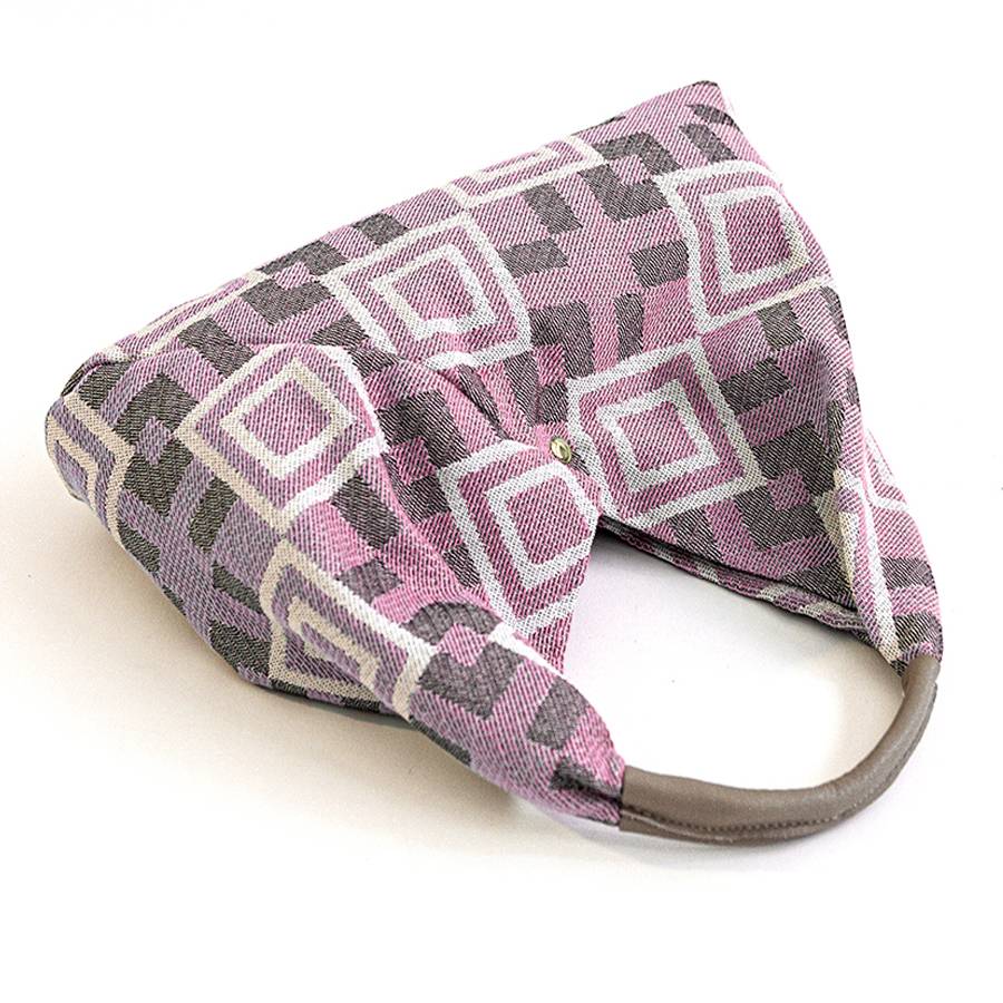 Laura Di Maggio FANTASY MAXI – Sacca in tessuto stampato rosa Sconto