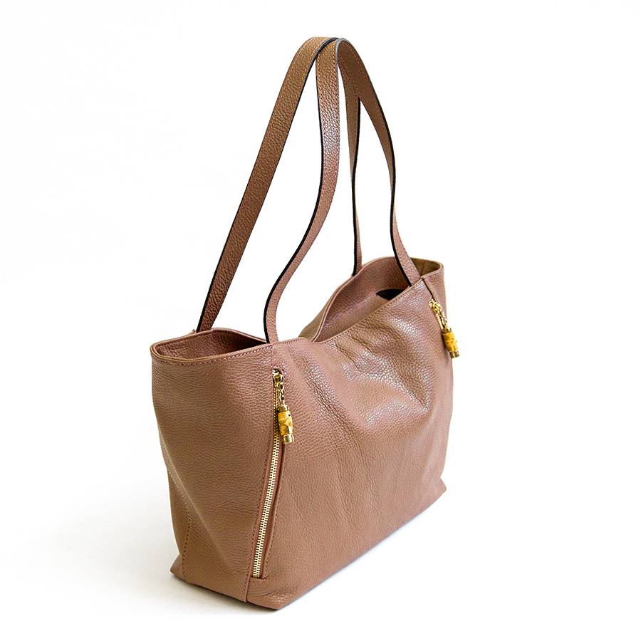 Laura Di Maggio BAMBU’ SHOPPER – Borsa in pelle cuoio In Saldo