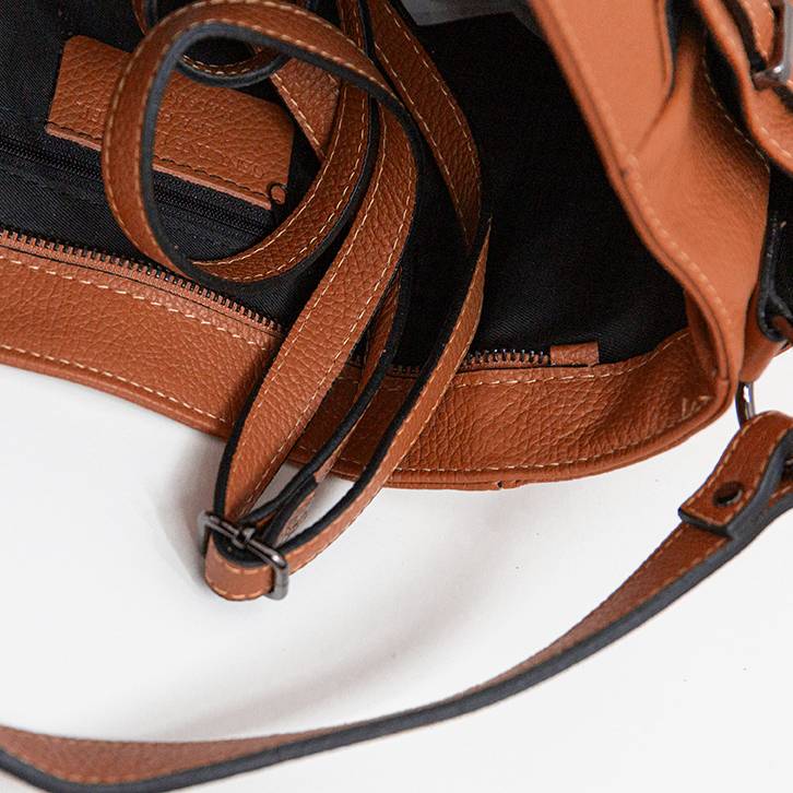 Laura Di Maggio ELYN – Borsa in pelle dollaro arancio Negozi Online