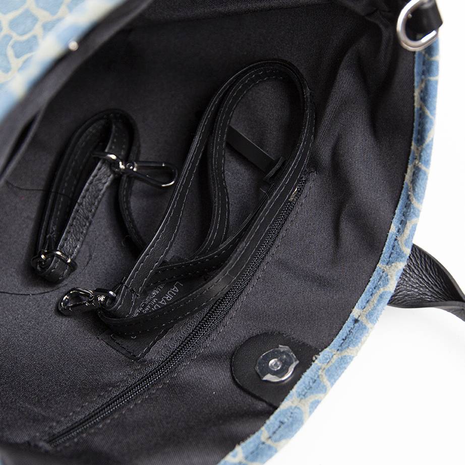 Laura Di Maggio JENNY – Borsa in camoscio stampa giraffa avio Affare Del Giorno