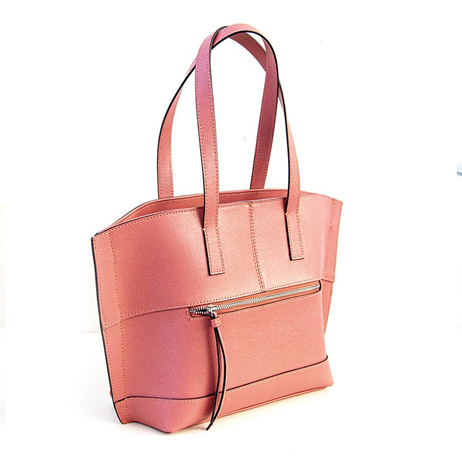 Laura Di Maggio SIMONA – Shopper in pelle saffiano rosa Presa