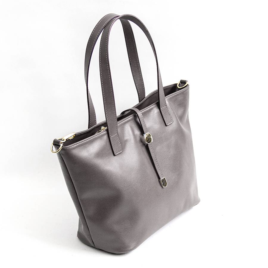 Laura Di Maggio LADY – shopping in pelle soft acacia Italy