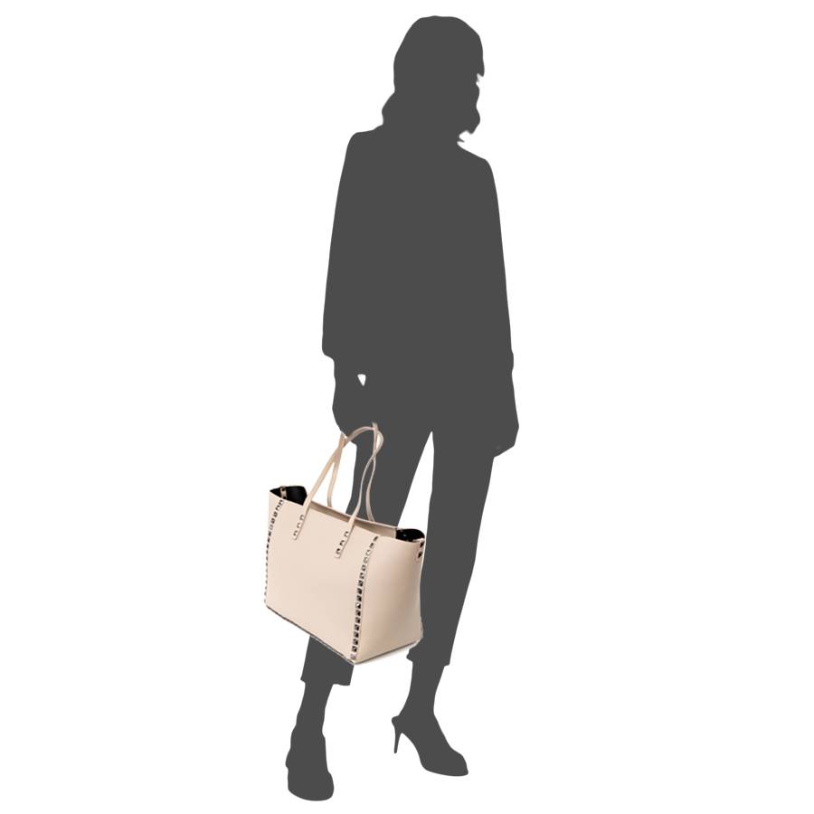 Laura Di Maggio BRIDGET – maxi bag con piccole borchie Promozione Limitata