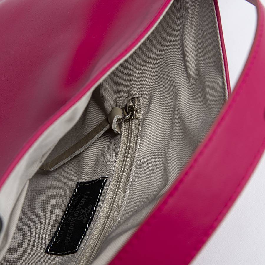 Laura Di Maggio JILLIAN MEDIUM – Borsa in pelle nappa azalea Soddisfazione Garantita