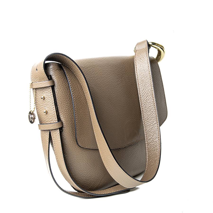 Laura Di Maggio ZELDA – borsa a spalla in pelle taupe Affare Del Giorno