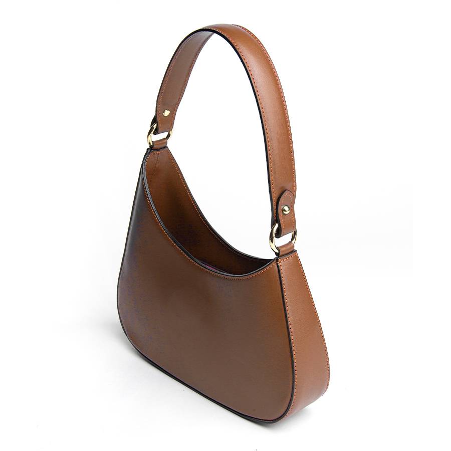 Laura Di Maggio EDI – borsa Hobo in pelle elegant cuoio Offerte