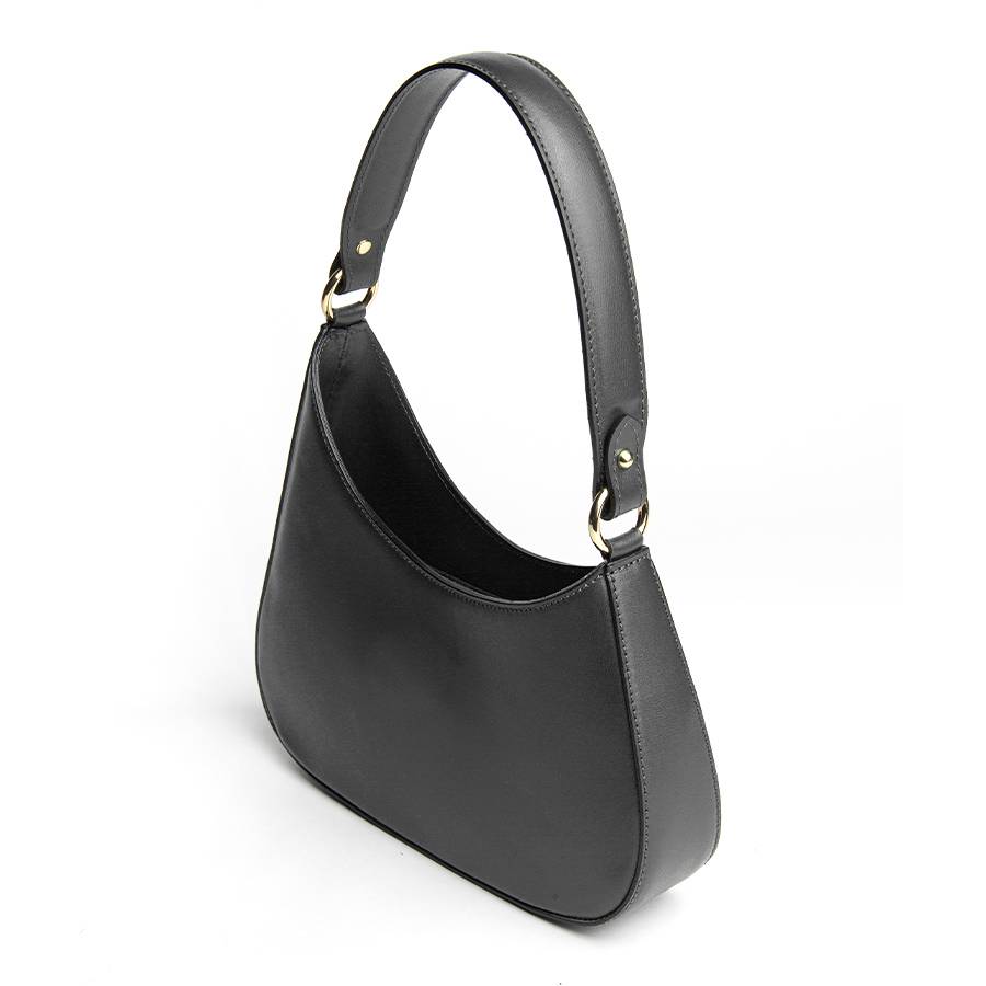 Laura Di Maggio EDI – borsa Hobo in pelle elegant nero Hotsell