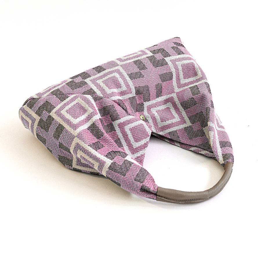 Laura Di Maggio FANTASY SAC – Sacca in tessuto stampato rosa Vendita Calda