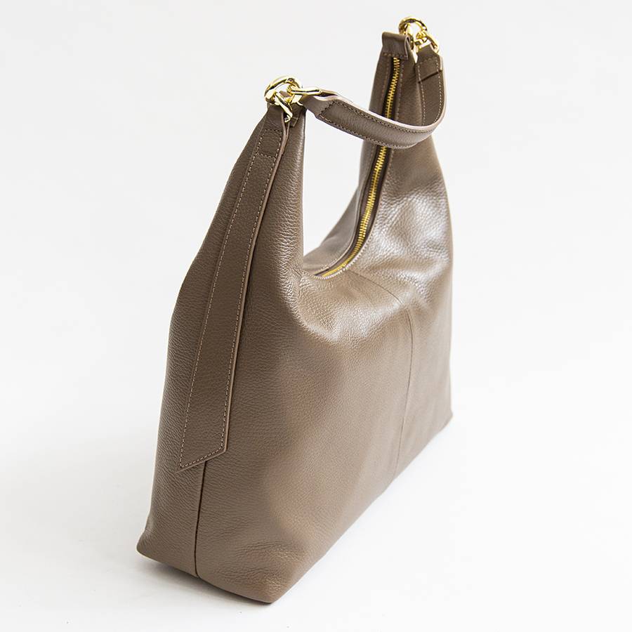 Laura Di Maggio SIDNEY – Sacca in pelle taupe Fino Al -60%