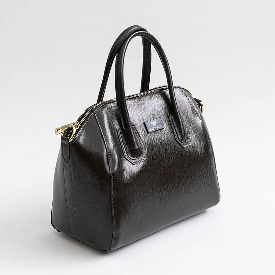 Laura Di Maggio ZAIRA – bauletto in palmellato nero Flash Sale