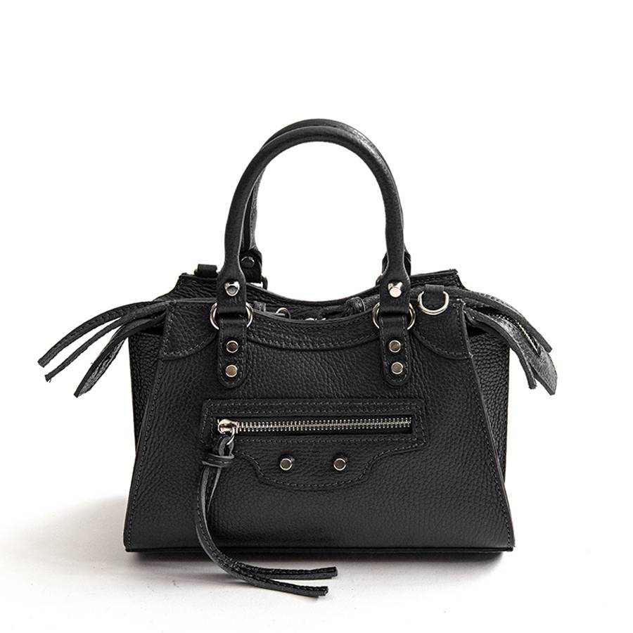Laura Di Maggio BARCELLONA SMALL – bauletto in pelle nero Vendite stagionali