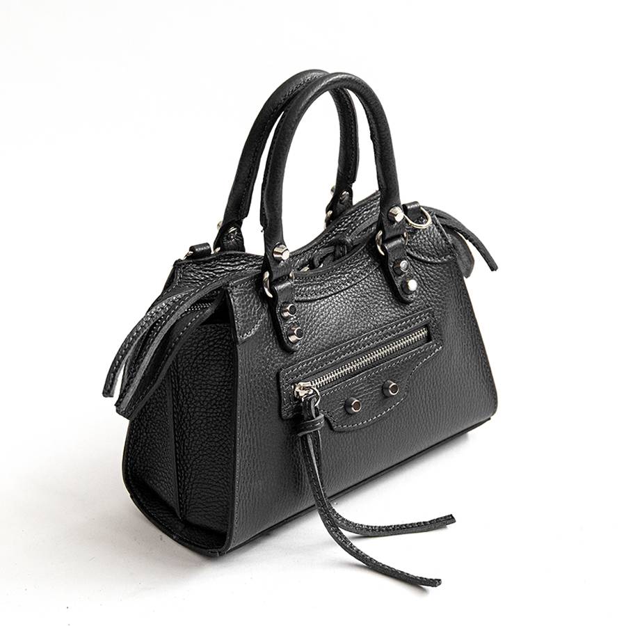 Laura Di Maggio BARCELLONA SMALL – bauletto in pelle nero Vendite stagionali