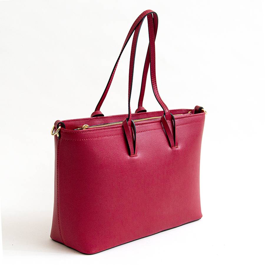 Laura Di Maggio NIKITA – Shopping in pelle saffiano rubino Offerta San Valentino