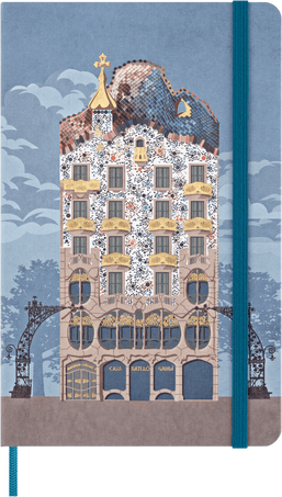 Moleskine Taccuino Casa Batlló in edizione personalizzataLarge, a righe, con copertina rigida Moleskine Taccuino Casa Batlló in edizione personalizzataLarge, a righe, con copertina rigida