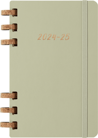 Moleskine Student Life Diary 2024/202512 mesi, Spirale, Kiwi Moleskine Student Life Diary 2024/202512 mesi, Spirale, Kiwi