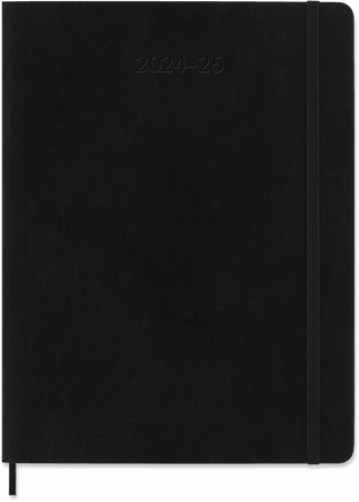 Moleskine Agenda Classic XL 2024/2025Settimanale, copertina morbida, 18 mesi, Nero Moleskine Agenda Classic XL 2024/2025Settimanale, copertina morbida, 18 mesi, Nero