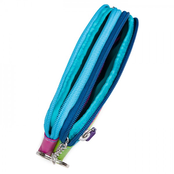 Mywalit Portafoglio/Astuccio in Pelle con doppia Zip Liguria Italia