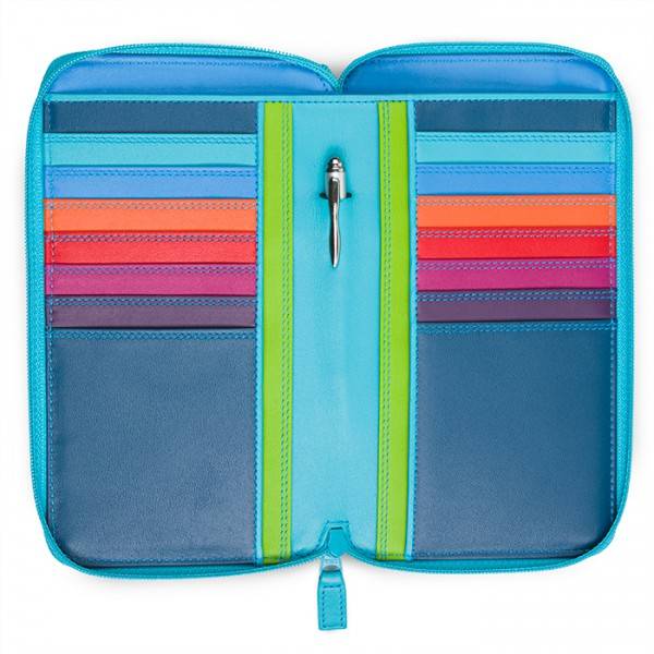 Mywalit Portafoglio multifunzione con zip su tre lati e tracolla Liguria Promozione