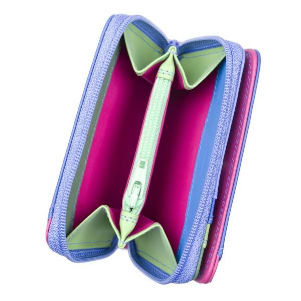 Mywalit Portafoglio con zip piccolo Viola Economico
