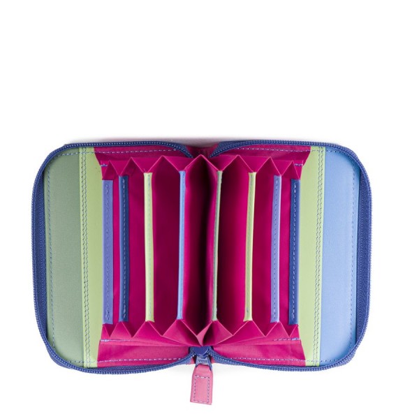 Mywalit Porta carte di credito con zip Viola In Vendita