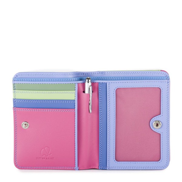 Mywalit Portafoglio con zip medio Viola In Saldo