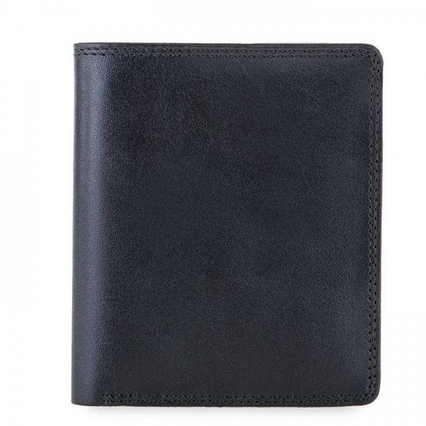 Mywalit Portafoglio standard uomo con tecnologia RFID Nero-Blu Saldi Di Fabbrica