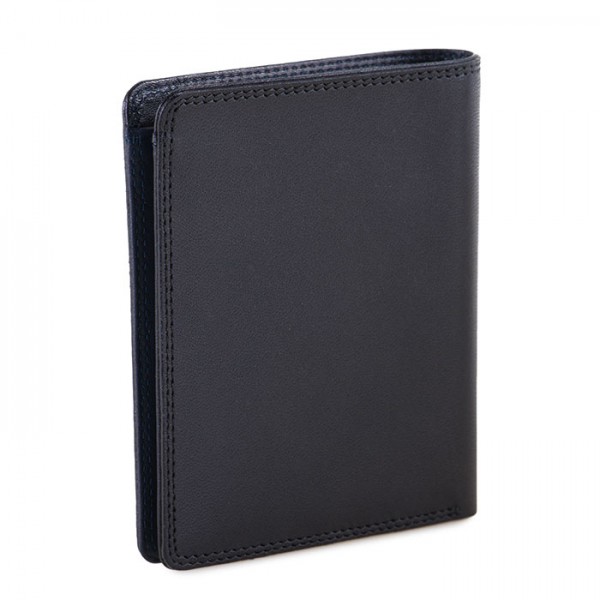 Mywalit Portafoglio standard uomo con tecnologia RFID Nero-Blu Saldi Di Fabbrica