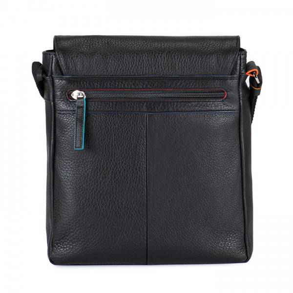 Mywalit Borsa a tracolla Havana con risvolto Black Pace Nuovo
