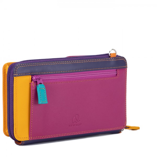 Mywalit Portafoglio multifunzione con zip su tre lati e tracolla Copacabana Sconto
