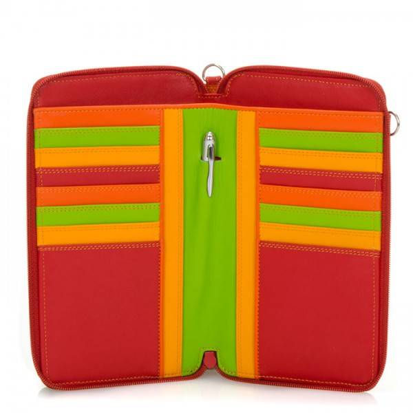 Mywalit Portafoglio multifunzione con zip su tre lati e tracolla Jamaica Offerta