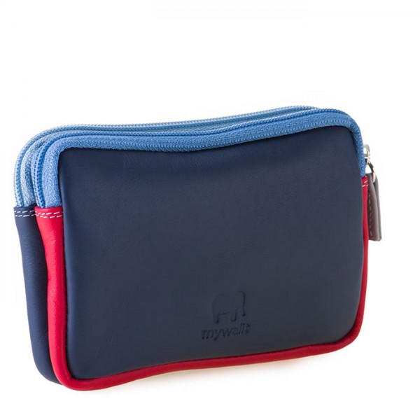 Mywalit Portafoglio/Astuccio in Pelle con doppia Zip Royal Saldi Di Fabbrica