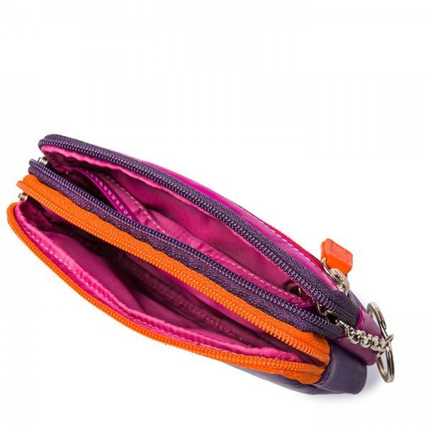 Mywalit Portafoglio/Astuccio in Pelle con doppia Zip Sangria Multi 2025