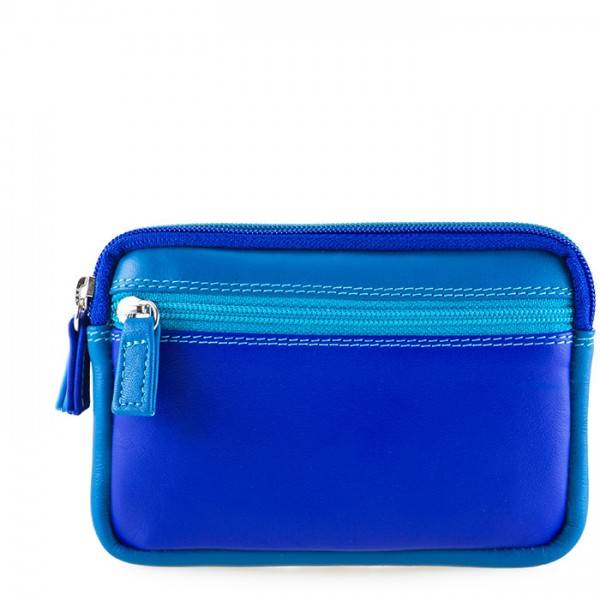 Mywalit Portafoglio/Astuccio in Pelle con doppia Zip Seascape Italy