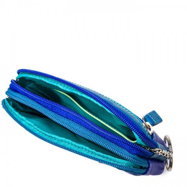 Mywalit Portafoglio/Astuccio in Pelle con doppia Zip Seascape Italy
