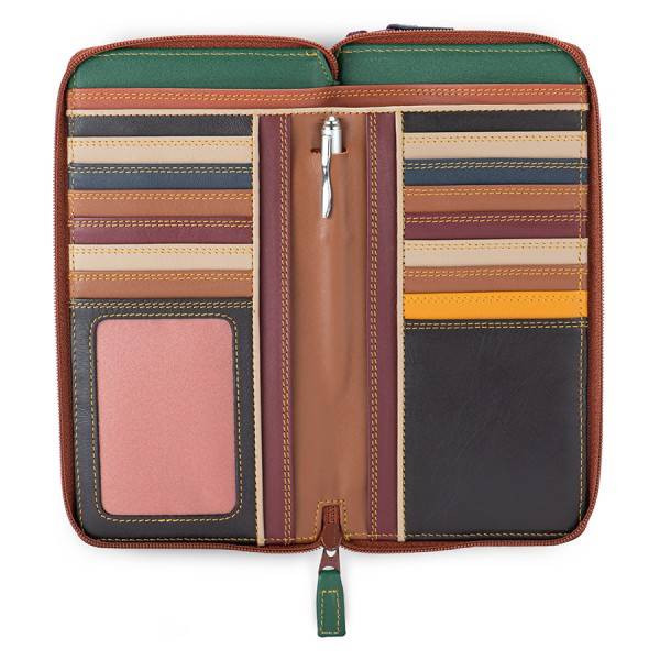 Mywalit Portafoglio con doppia zip grande Bosco Pezzi Unici